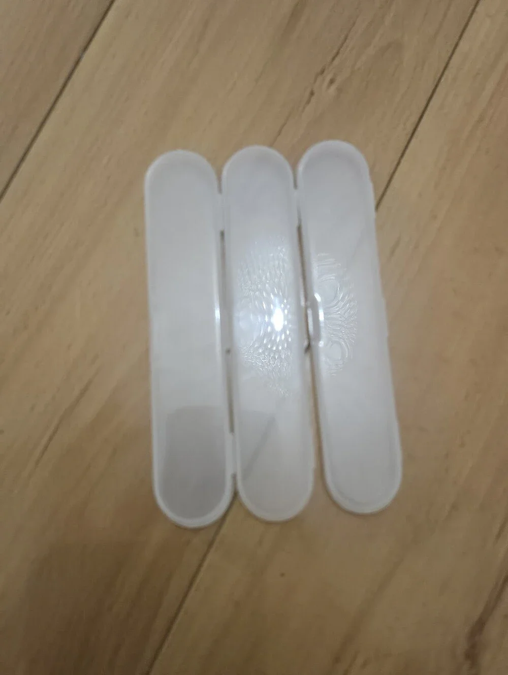 3 White Portable Protective Case Small Accessories